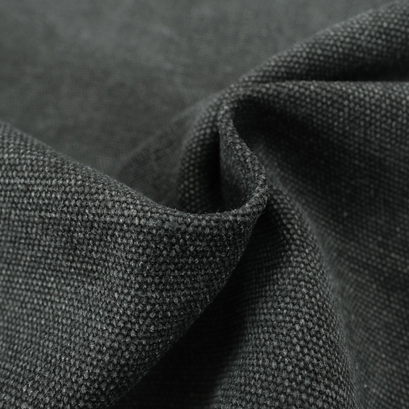 Black Denim Woven Fabric - Maison Klem